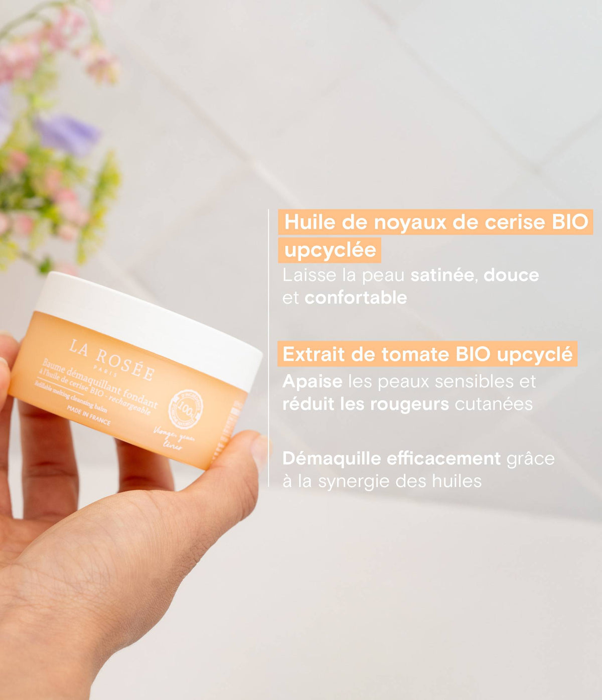 Baume démaquillant fondant rechargeable