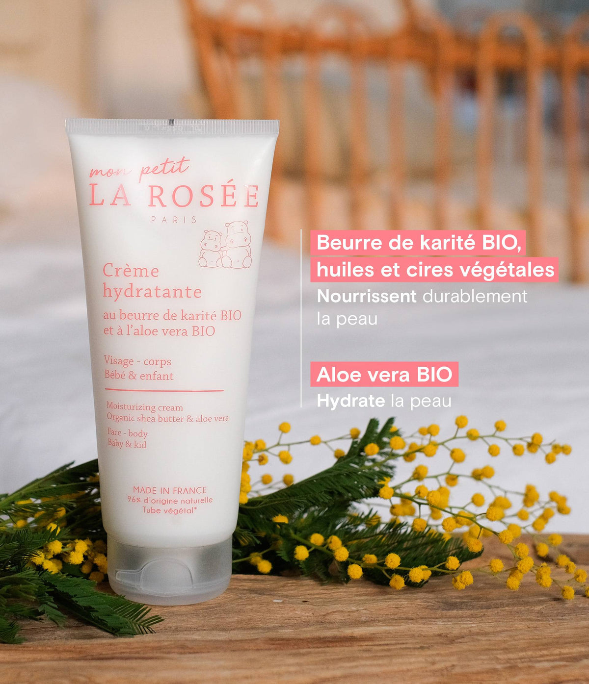 Crème hydratante bébé