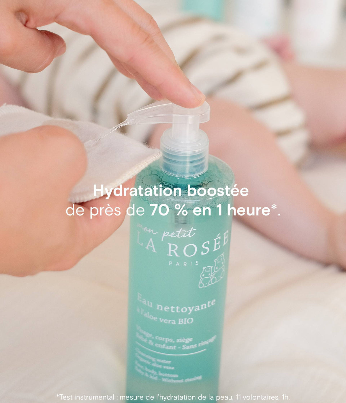 Eau nettoyante bébé
