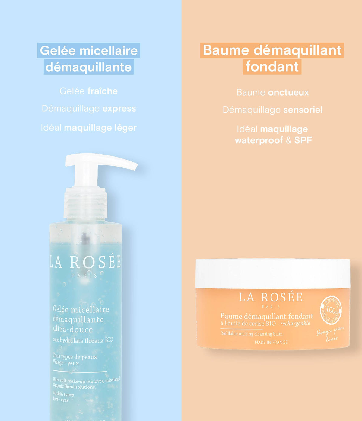 Baume démaquillant fondant rechargeable