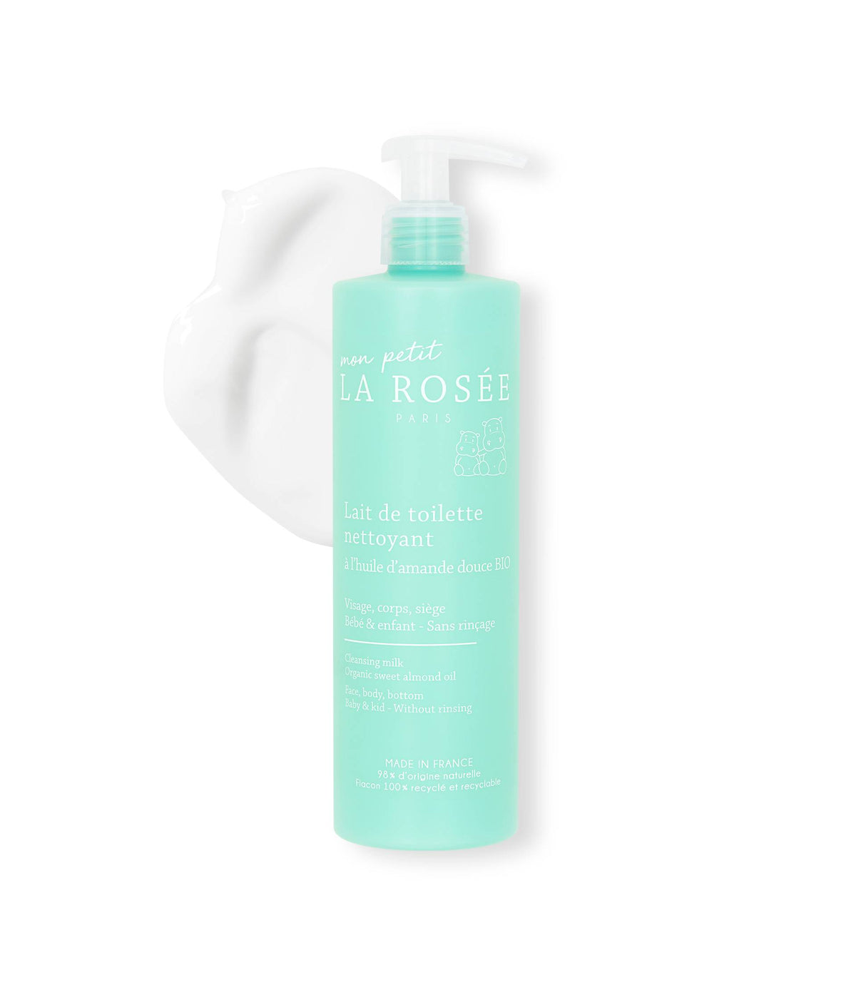 Lait de toilette nettoyant bébé