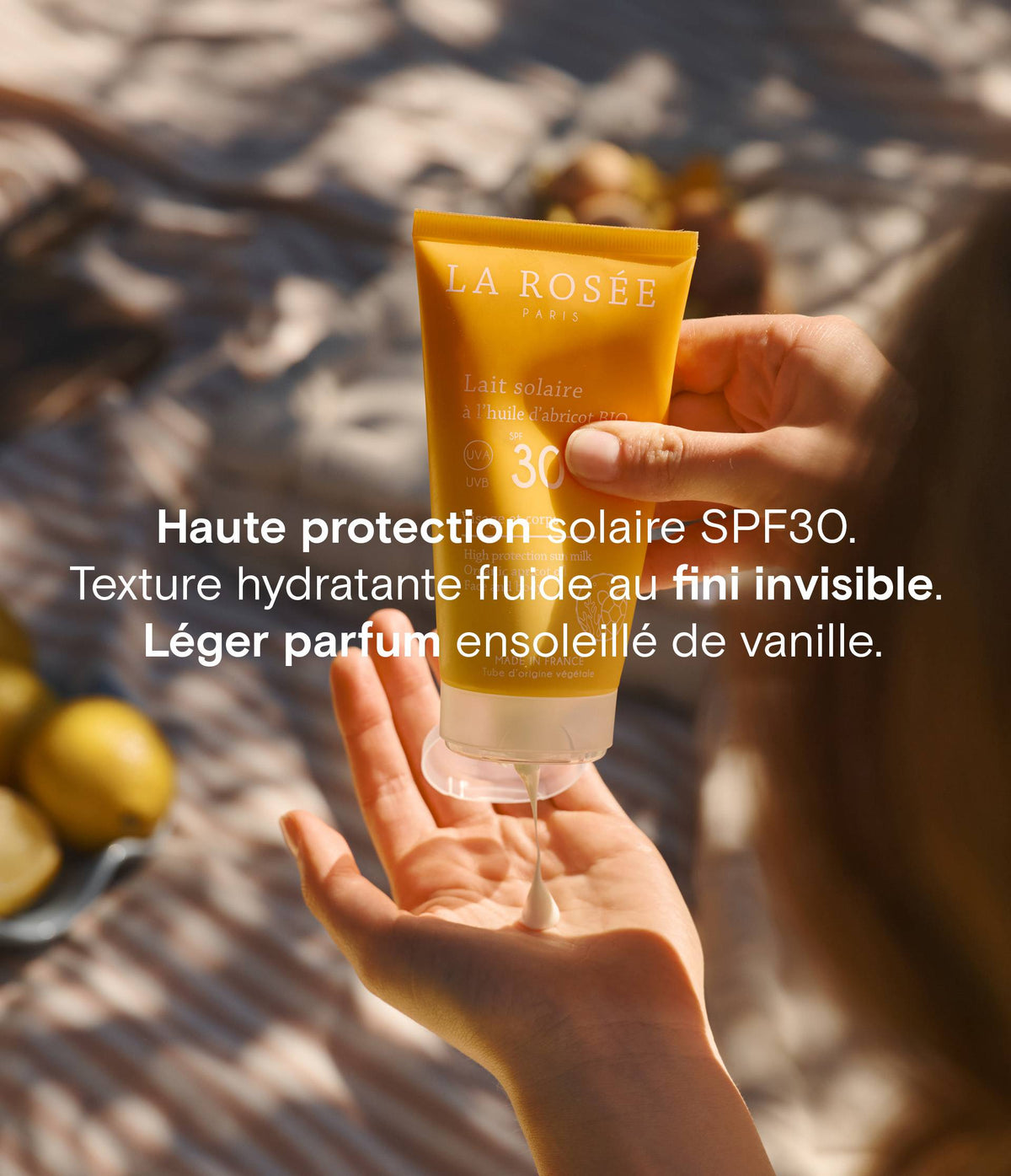 Lait solaire SPF 30