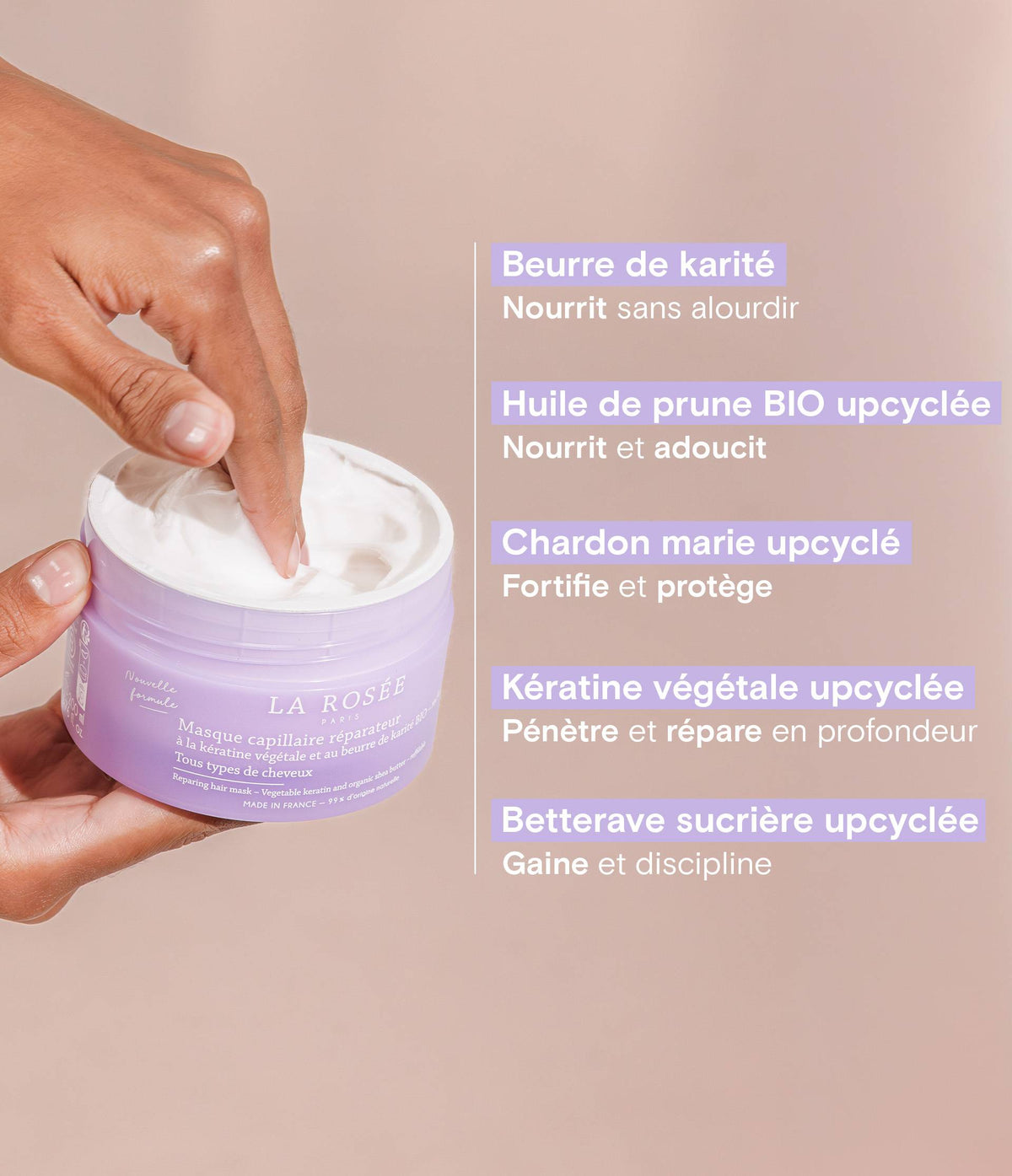 Masque capillaire réparateur