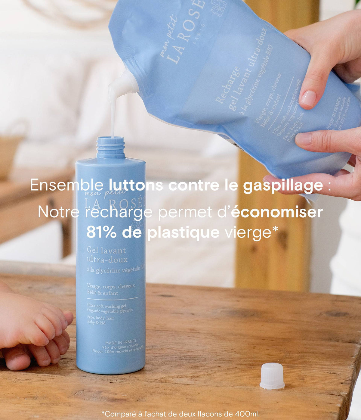 Recharge Gel lavant ultra-doux bébé