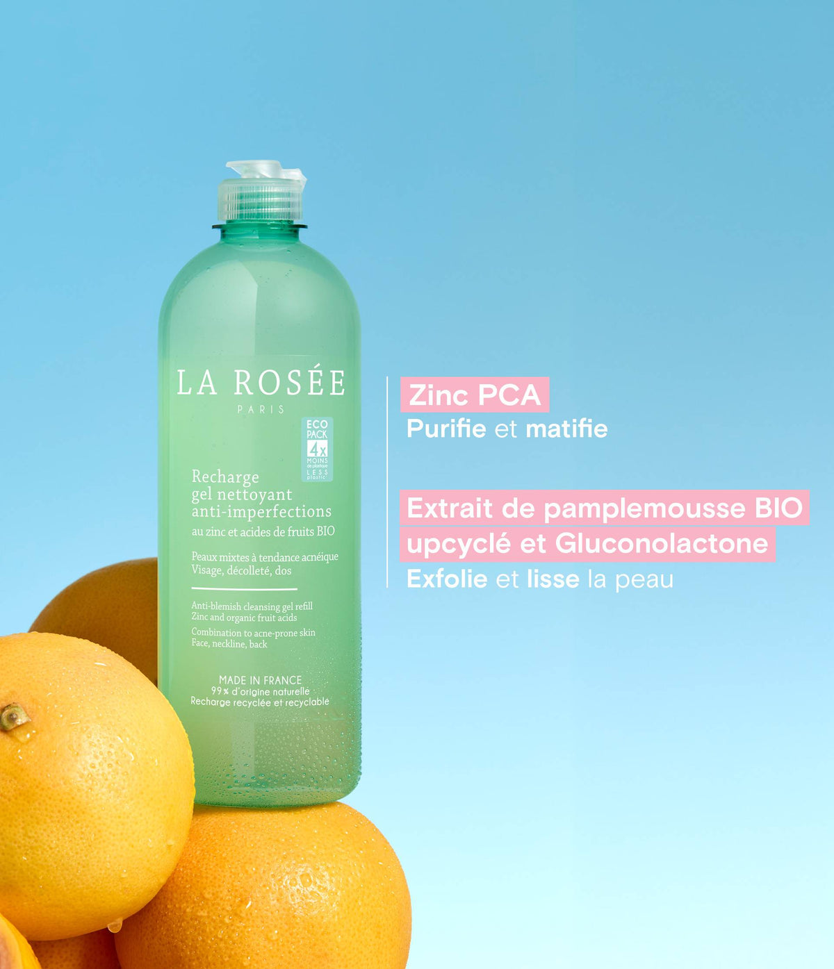 Recharge gel nettoyant anti-imperfections