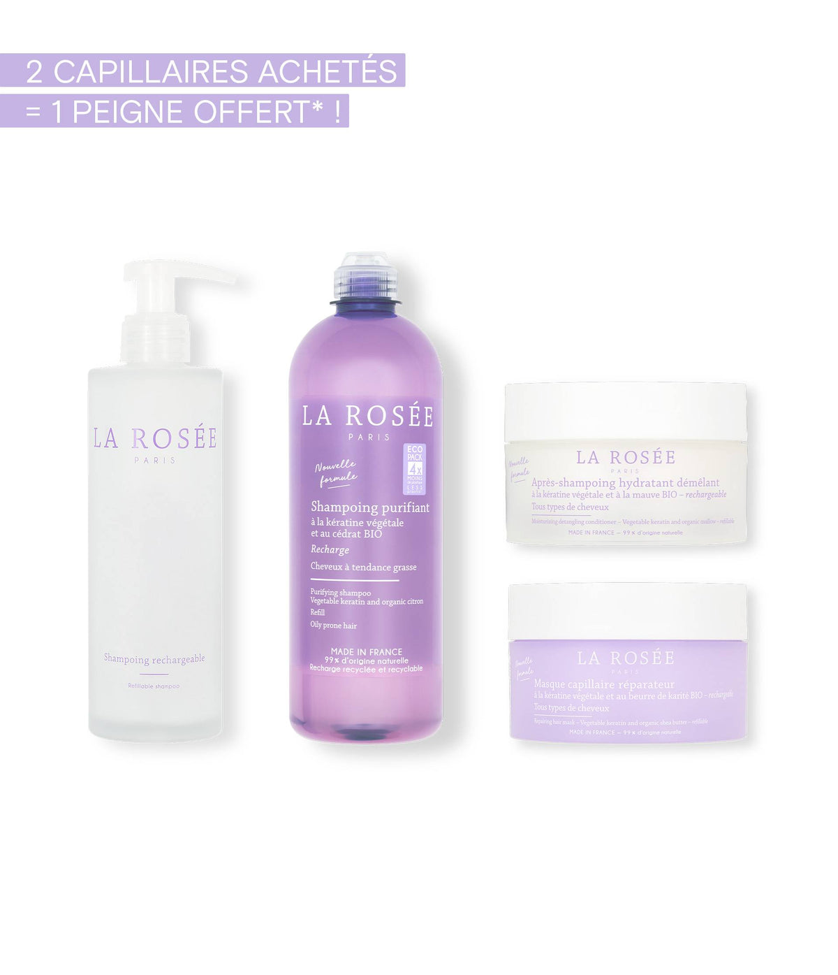 Routine cheveux à tendance grasse
