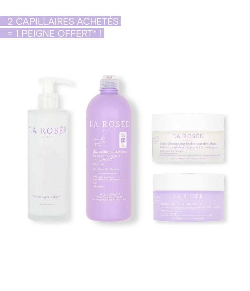 Routine cheveux normaux (usage fréquent)