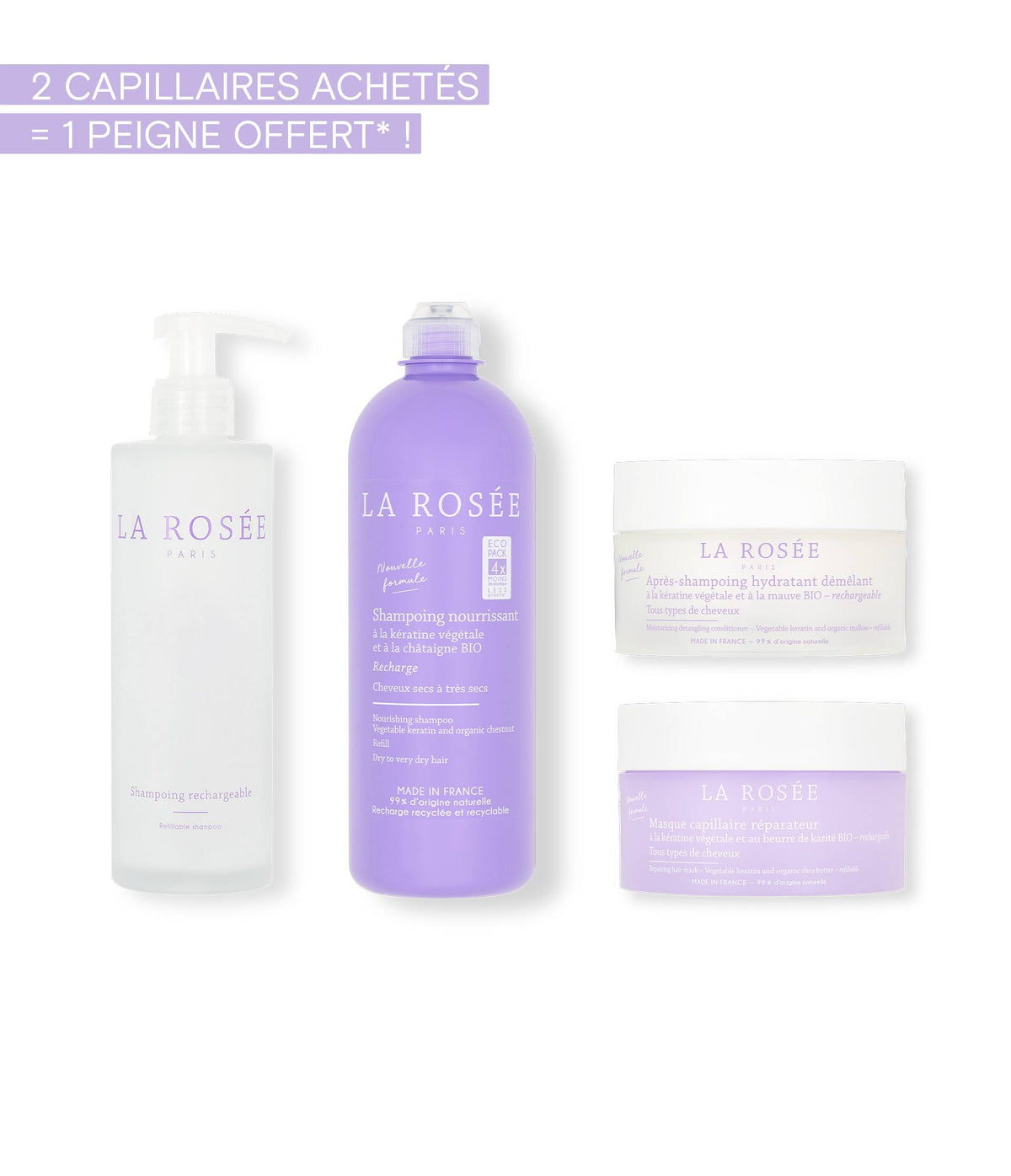 Routine cheveux secs