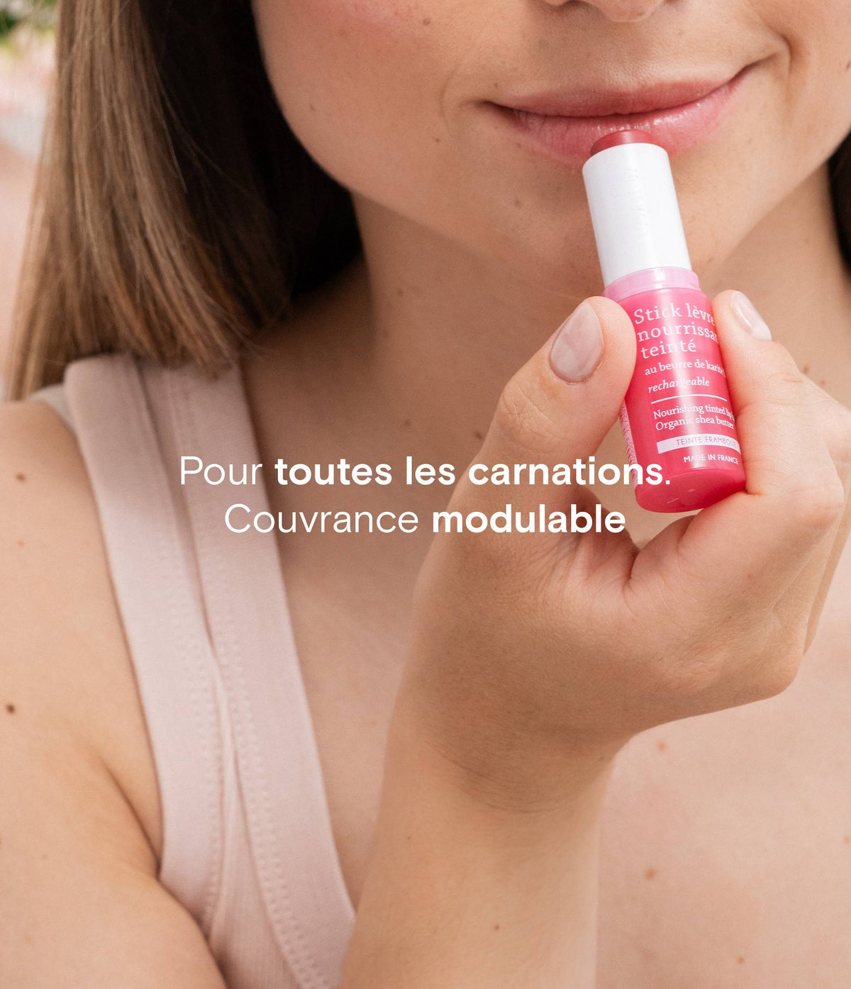 Stick lèvres nourrissant teinté rechargeable